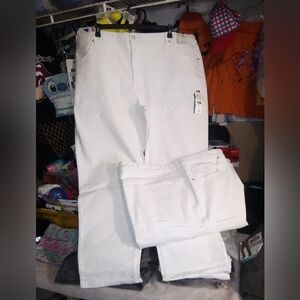 Womens Must Have basic 5 Pocket White Jeans A Go To Time & Again For Your Closet